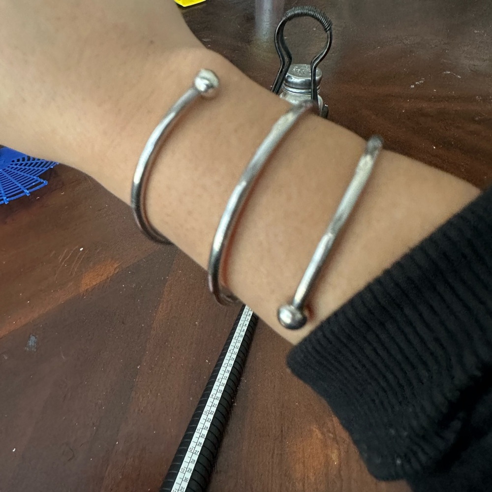 Spiral bracelet sterling silver